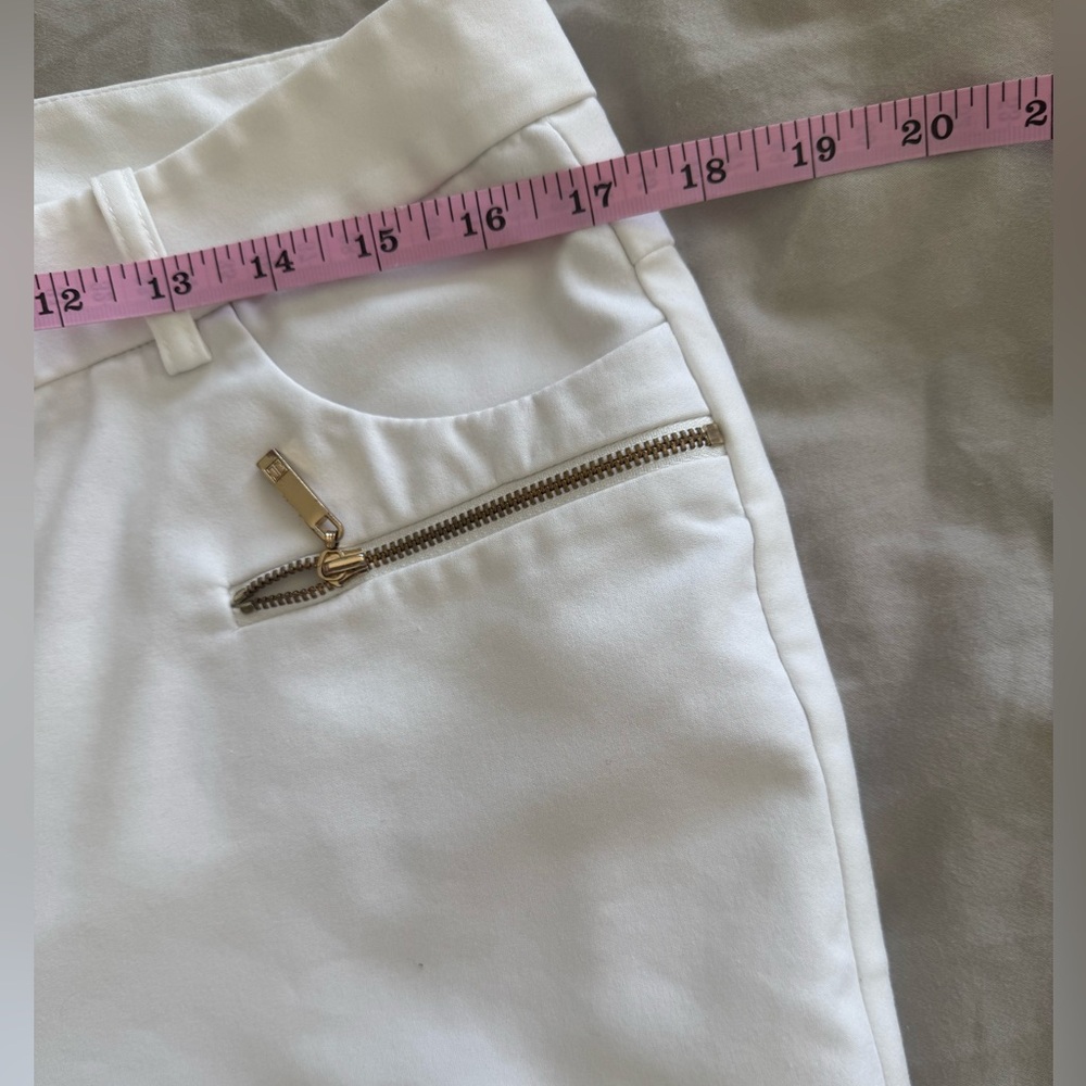 Ivanka Trump White Ankle Pants sz 12 - Picture 8 of 11